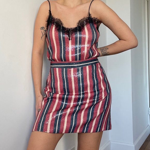 Zara sequin coord set, Ideal for size US 4 - Picture 4 of 10